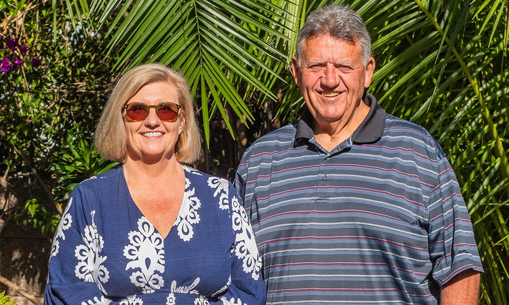 Paula and Bruce Thomson - hosts of Caledon 23 Guest House